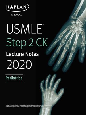 cover image of USMLE Step 2 CK Lecture Notes 2020